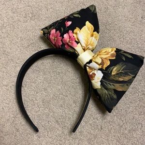 Floral Big Bow headband